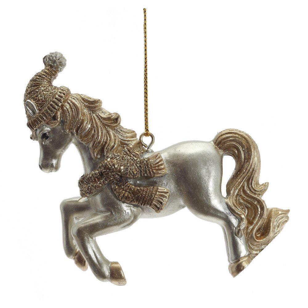 GAEM Фигурка декоративная подвесная "Лошадка", L9 W2 H8 см, 2в.
