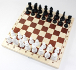 Игра настольная "Шахматы" (деревянная коробка, поле 29см х 29см) (Т-Ц)