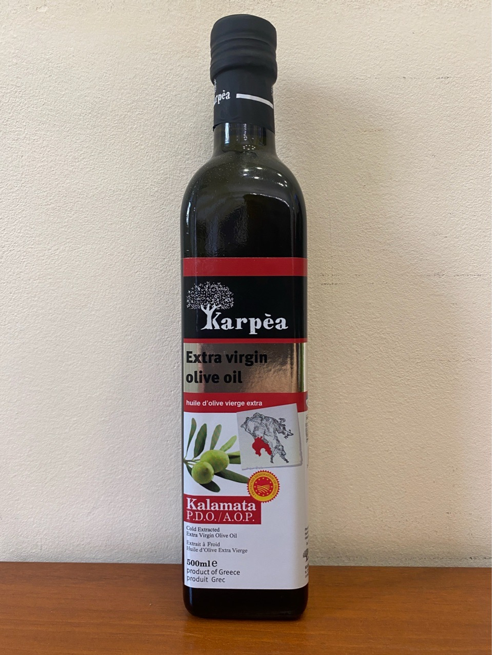 Оливковое масло Karpea KALAMATA D.O.P. Extra Virgin 0.5 л, Греция
