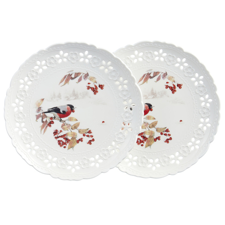 НАБОР ТАРЕЛОК ЗАКУСОЧНЫХ LEFARD "FOREST TALE" 20,5 СМ (КОР=18НАБ.)
