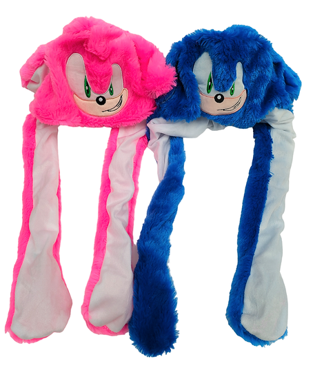 Плюшевая шапка с ушами " Супер ёж " , в ассортименте