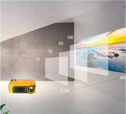 Проектор для дома / Mini Projector A2000 / мини кинопроектор / видеопроектор домашний led / hd проектор