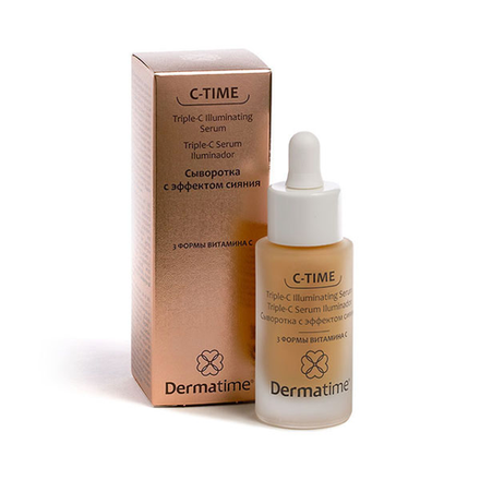 DERMATIME C-Time Сыворотка с эффектом сияния - 3 формы витамина С (Triple-C Illuminating Serum 30 ml)