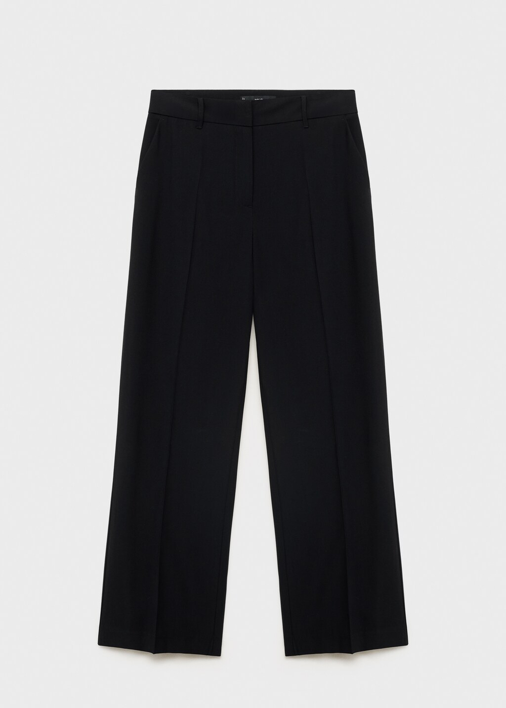 Прямые брюки с посадкой на талии