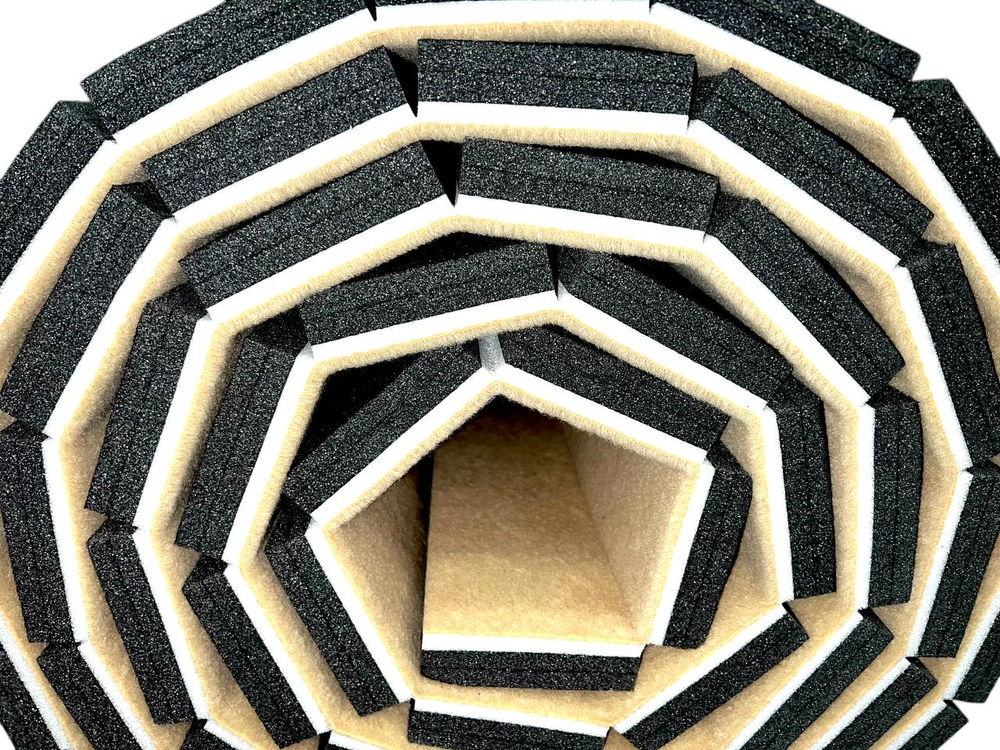 Ролл-мат гимнастический "Профессионал", сегментированный - 40мм. - бежевый