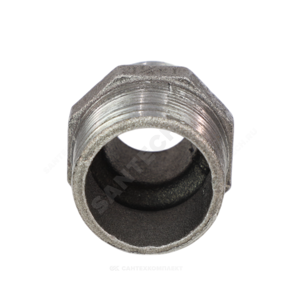 Ниппель переходной чугун Ду 50х20 (2"х3/4") НР Fittex PLUS