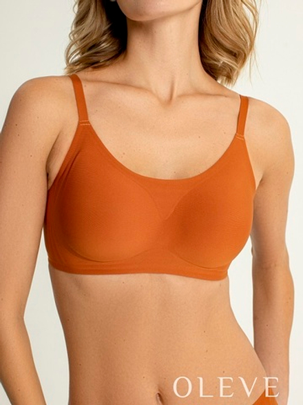 B35_LB6102 Бюстгальтер OLEVE Терракотовый (XL)