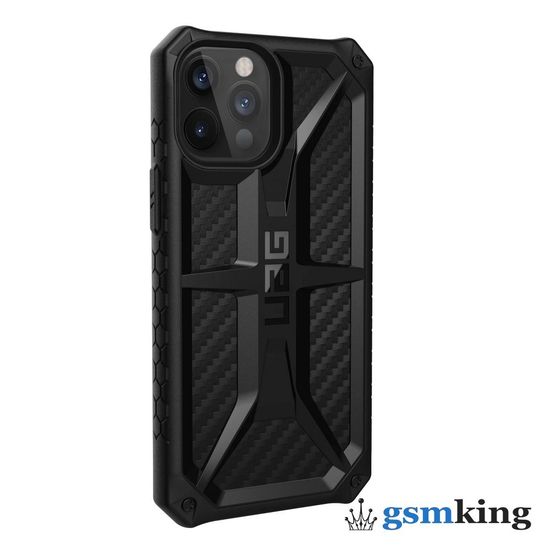 UAG Monarch Kevlar® Series Case for Apple iPhone 12 Pro Max Carbon Fiber (Чёрный)112361114242