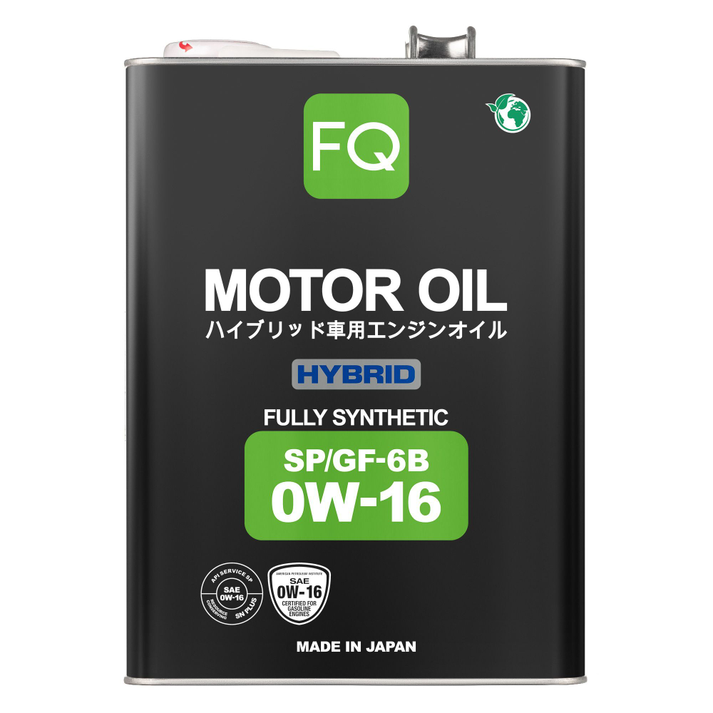 Масло моторное FQ FULLY SYNTHETIC  SP/GF-6B   0W-16   4л