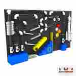 Интерактивная стена «Галактический старт», 3,6×1,9×0,6 м