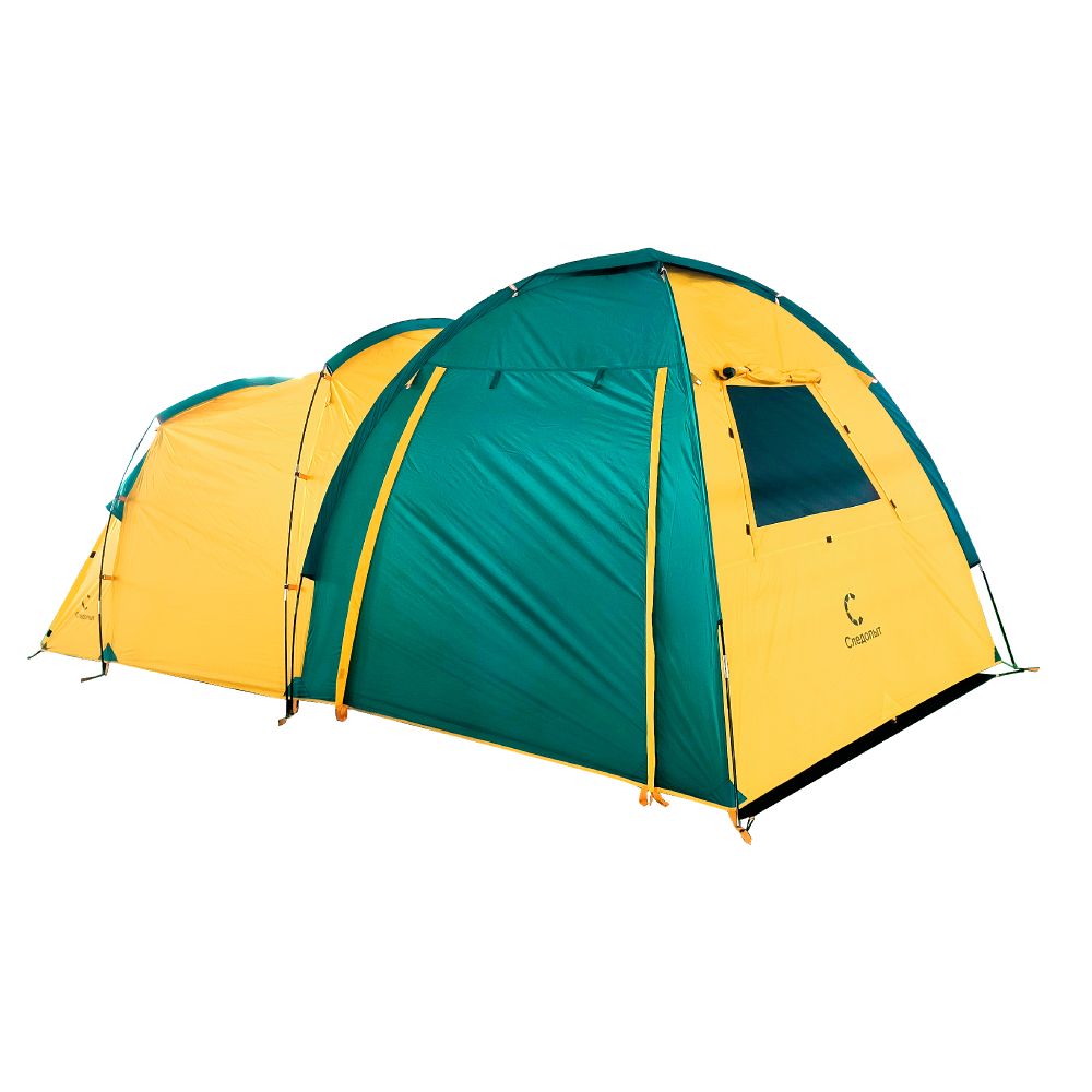 Палатка летняя кемпинговая двухслойная СЛЕДОПЫТ AMUR-3, 3-х местная 440*230*196/4/