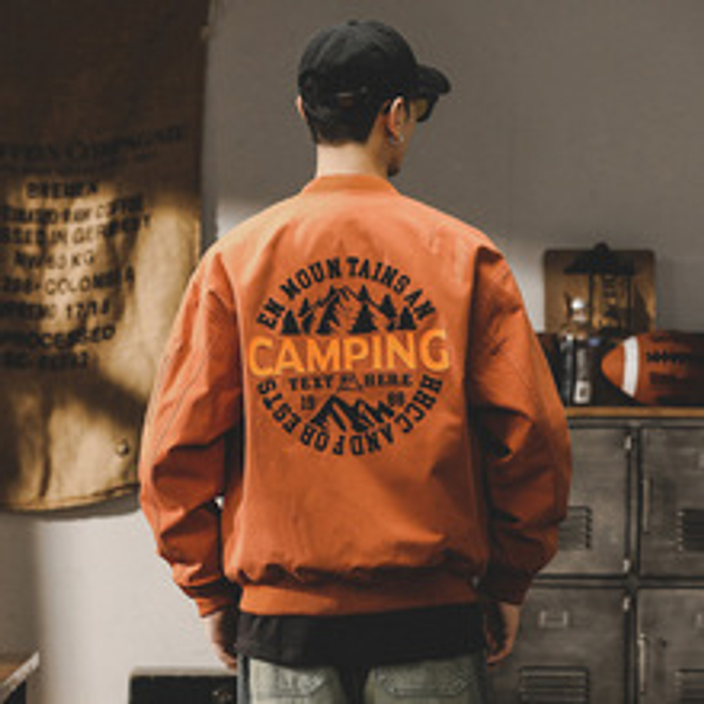 Куртка мужская Pilot c притом CAMPING сезон весна и осень от бренда JIELEINUO