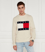 Свитер Tommy Jeans - бежевый(DM0DM19442)