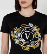 Футболка Versace Jeans Couture - черный(78HAHC01CJ02C)