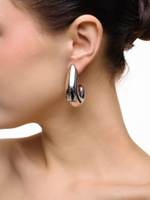 Серьги "Flame" Silver