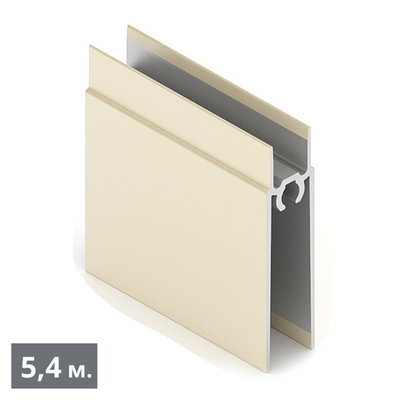 ЭКО Рамка нижняя двери (5,40 м) сатин молочный (ПВХ) (AE0331) Aristo (Out)