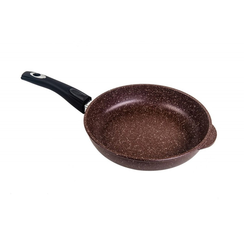 Сковорода алюминий, 26 см, антиприг, Горница, Шоколад, с2612аш, съем руч