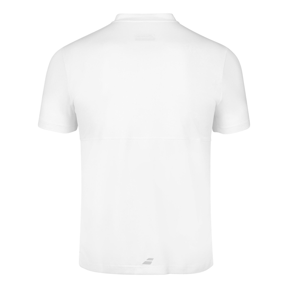 Мужское теннисное поло Babolat Play Polo Men - White, Grey