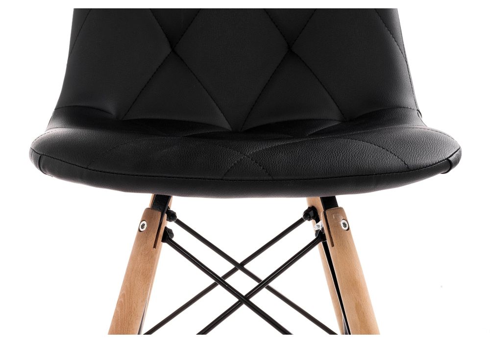 Деревянный стул Kvadro 1 black / wood