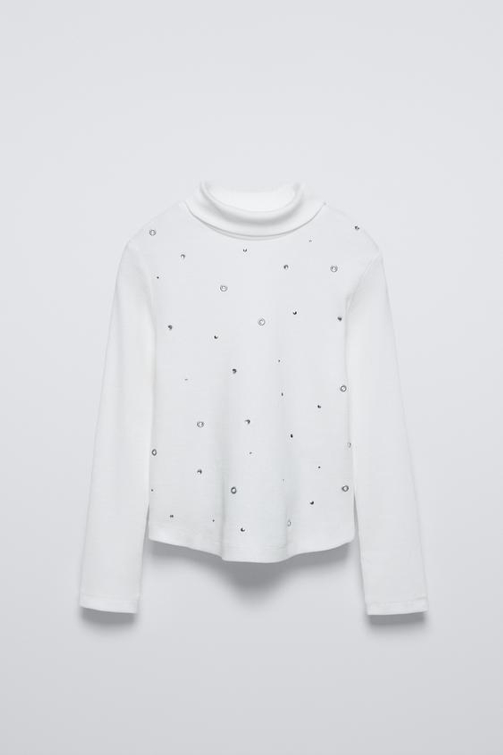 ZARA ЛОНГСЛИВ СО СТРАЗАМИ, БЕЛЫЙ