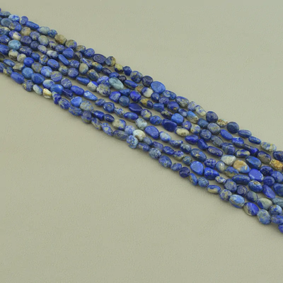 Нитка Содалит,Лазурит 39 см. (Без замка)