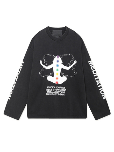 Мужской Лонгслив Meditation