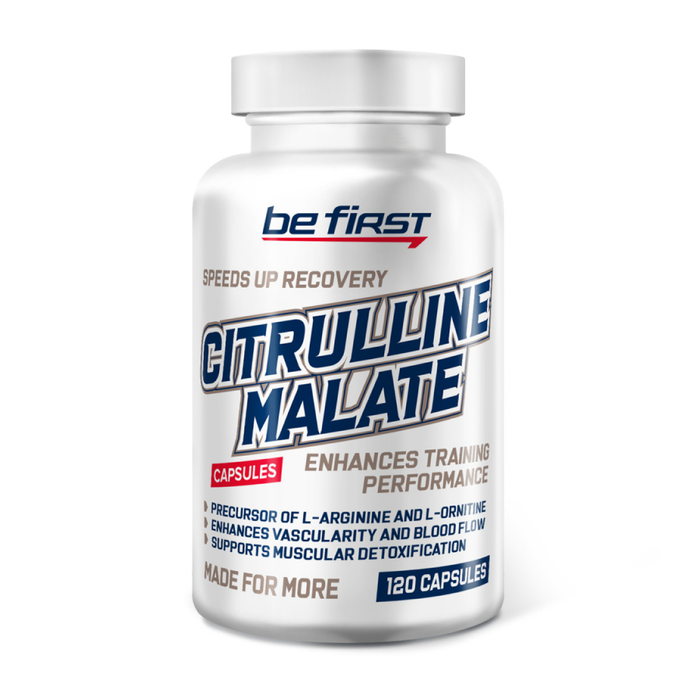 Цитруллин, Citrulline Malate, Be First, 120 капсул