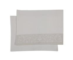 Подарочный набор кухонных полотенец Favo белый-натуральный от Devilla - Португалия