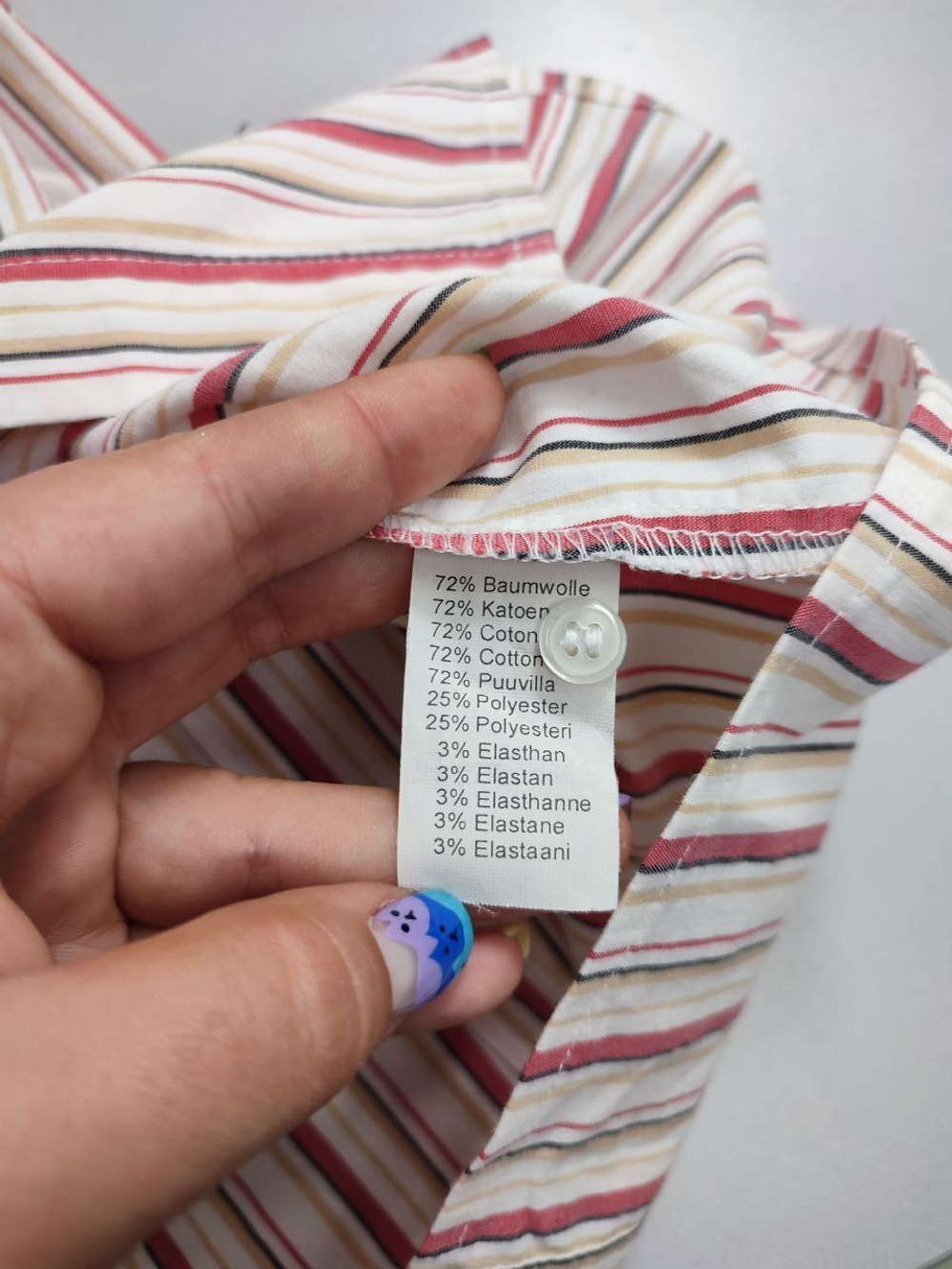 Рубашка Global Sport в полоску 42 размер