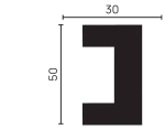 613-90SH/Молдинг(50*30*3000)/16, шт