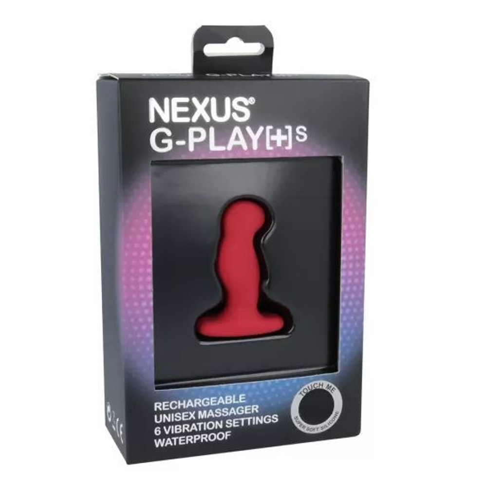 Красная вибровтулка Nexus G-Play+ S (Цвет: красный)