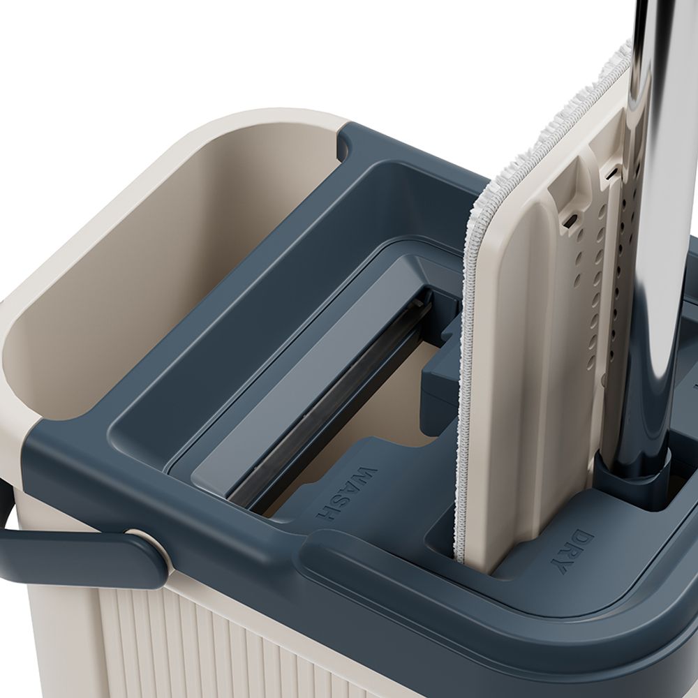 Швабра с отжимом и ведром Cleanup, 7 л.