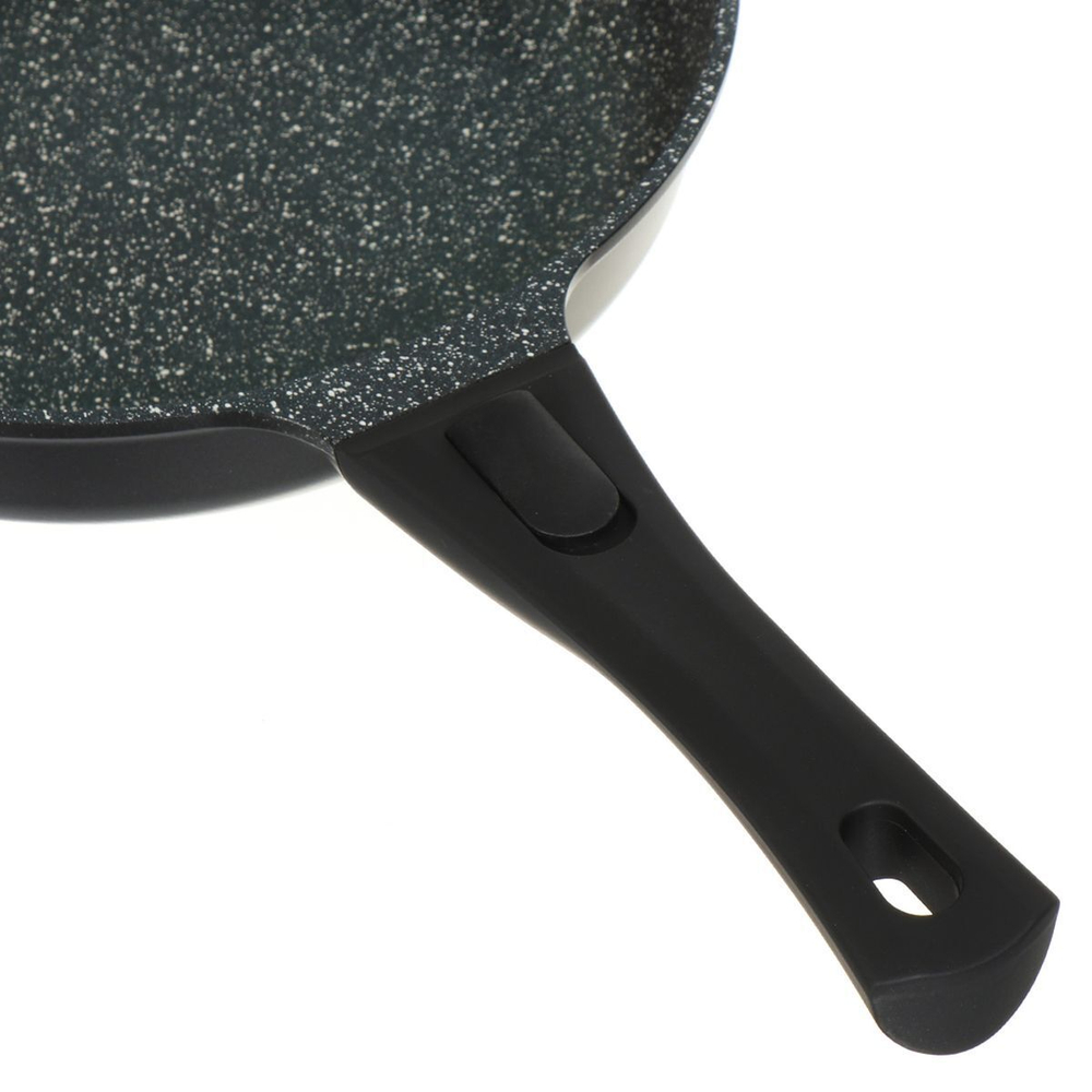 Сковорода алюминий, 20 см, антиприг, Гурман, Мерцание Изумрудный бриллиант, чер, ГМ2001ИБС, съем руч