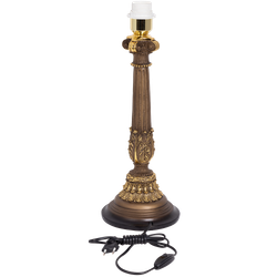 Настольная лампа Колонна Испанская Бронза Тюссо Мурена