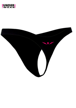 ТРУСЫ СПОРТИВНЫЕ ЖЕНСКИЕ UNDERWEAR TANGA | BLACK