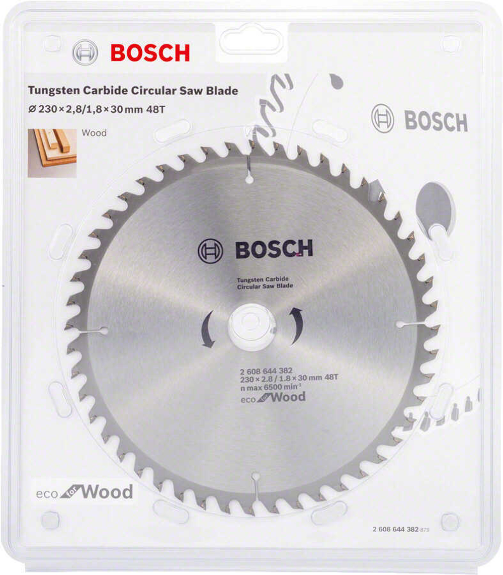 Пильный диск Eco for wood 230X30-48T 2608644382