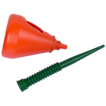 МАСТАК (135-00003) Воронка с гибким сливом, полиэтиленовая, 160 х 160 х 540 мм