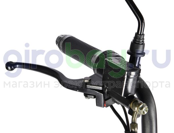 Электроскутер WHITE SIBERIA TRIKE MINI 1500W - Черный фото №16