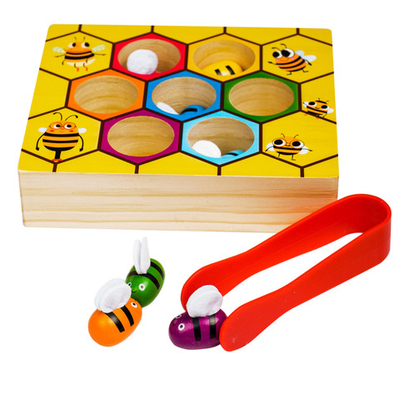 Развивающая игрушка сортер "Трудолюбивые пчелки" (методика Монтессори) 3+ Игрокат