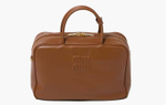Сумка Miu Miu Leather Top-handle Bag "Cognac"