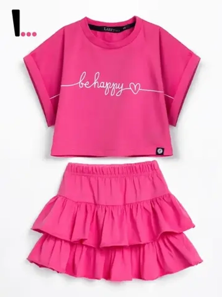 Костюм в садик, футболка и юбка