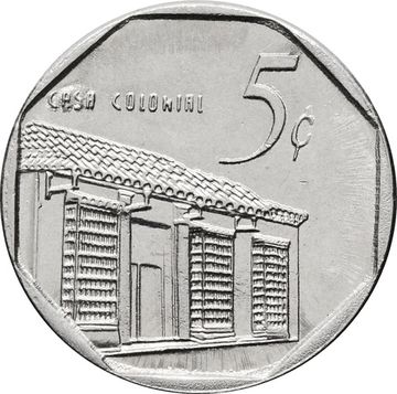 5 сентаво 1994-2018 Куба