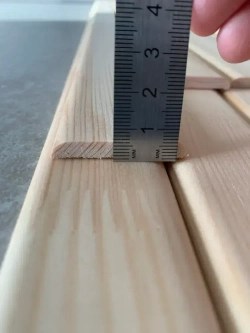 Раскладка деревянная, нащельник 6х40х2000 мм., Экстра сорт, 10 шт., сосна сращенная