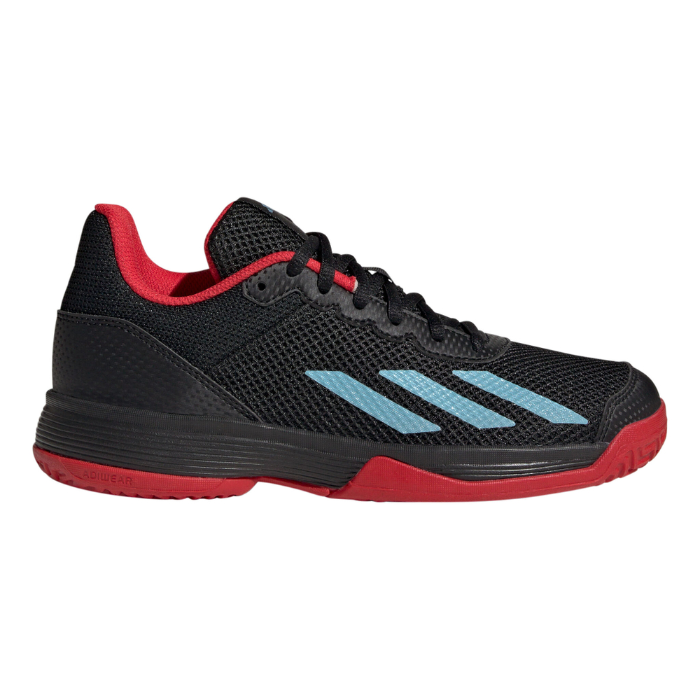 Детские теннисные кроссовки adidas Courtflash Kids - Black, Red