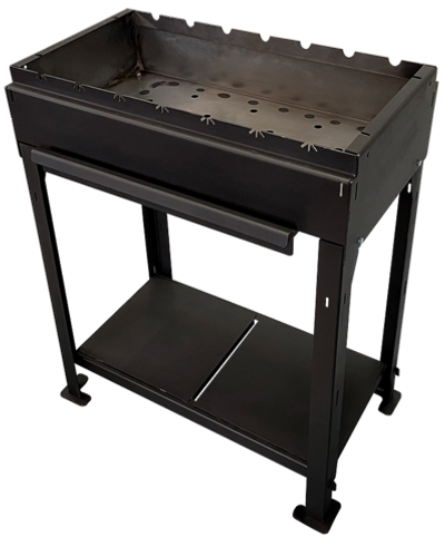 Мангал 3мм 600 с крышкой