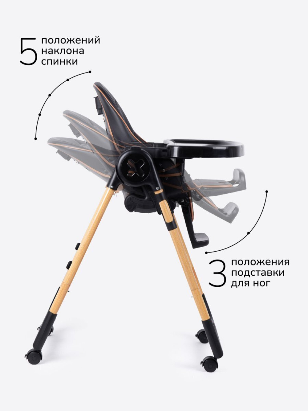 Стульчик детский для кормления Amarobaby, Elegant