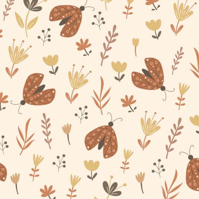 Мотыльки и растения