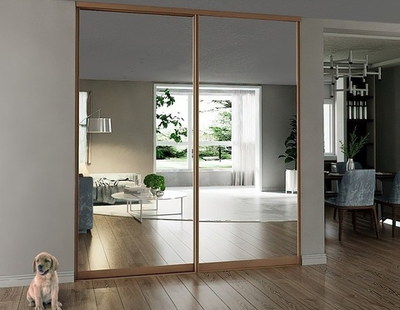 Дверь-купе 2650*800 мм, орех , форма ручки-С crimp