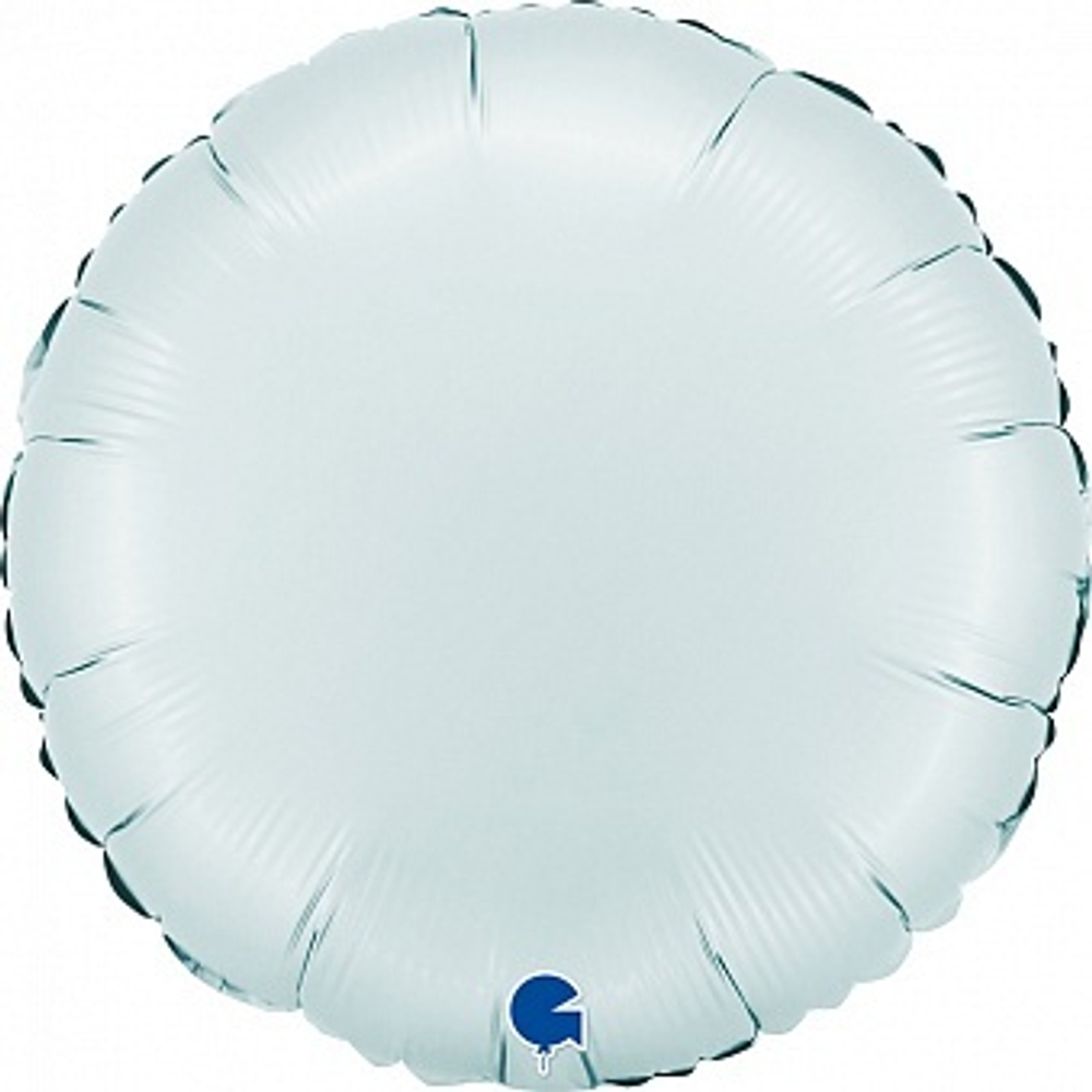 Г Б/РИС КРУГ 18" Голубой Сатин