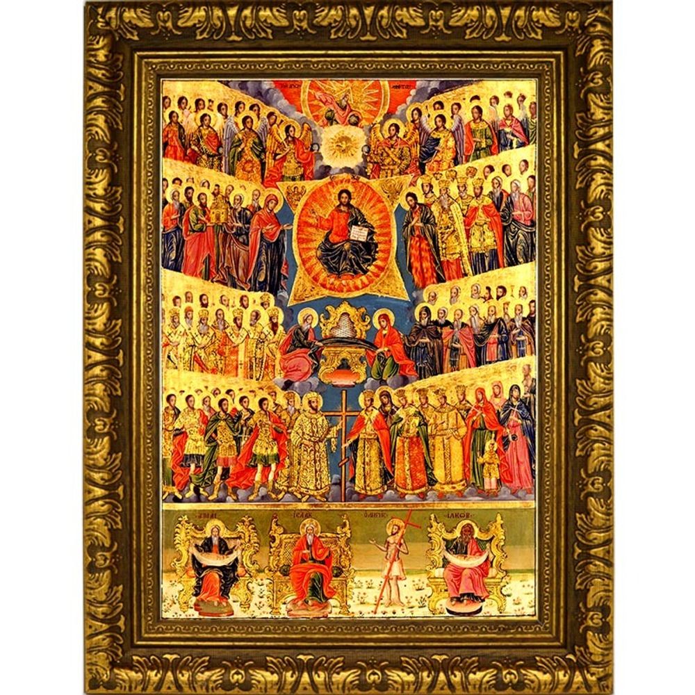 Собор всех Святых. Икона на холсте.
